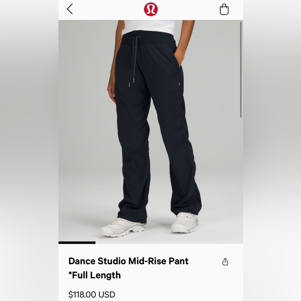 Lululemon Dance Studio Pant Full Length NWT